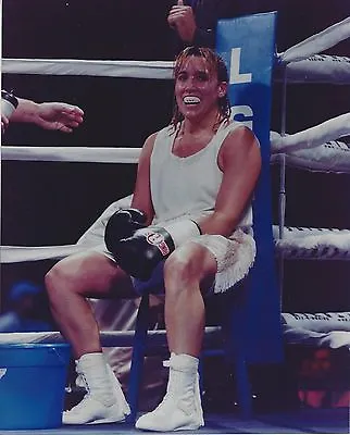 Christy Martin 8x10 Photo Boxing Picture On Stool • $4.99