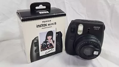 Fujifilm Instax Mini Black Instant Film Camera With Box ONLY • £48.99