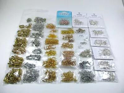 Bulk  Lot - Jewelry Making - 1 Lb. Of  Earring Blanks & Backs (findings) • $20