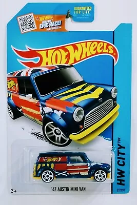 Hot Wheels - '67 Austin Mini Van HW City - 2015 HW Art Cars  • $3.35