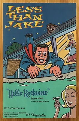 1998 Less Than Jake Hello Rockview Vintage Print Ad/Poster Album CD LP Promo Art • $14.99