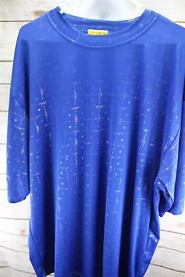 Anthony Bernard Blue Sparkle 2X Poly Blend Stretch  Men's Shirt  • $7.20