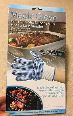 Glove Non-Slip Silicone Grip Magic Glove Hot Surface Handler One NEW In Box • £18.30