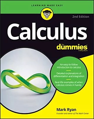 Calculus For Dummies (For Dummies (Lifestyle)) (For Dummies (Math & Science)... • $5.43