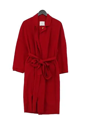 Mango Women's Coat S Red Wool With Polyamide Trench Coat • £23.20