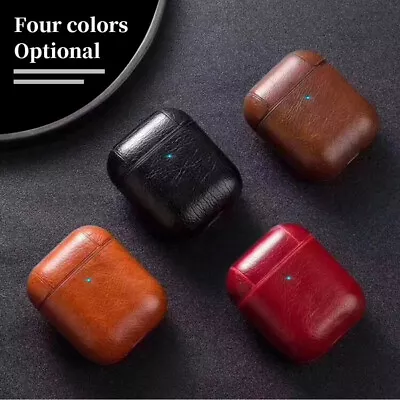 $3.62 • Buy For Apple Airpods 1/2/3/Pro CASE PU Leather Shockproof Protect Soft Skin Cover*