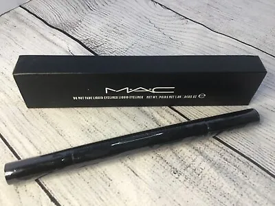 $10.99 • Buy Mac Cosmetics Black Liquid  Do Not Fade   Eyeliner 2 Side 1.8 Grams Fast/Free 