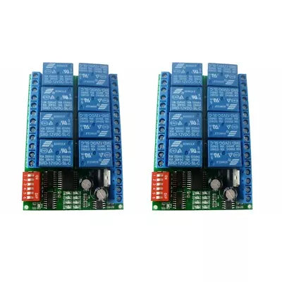 1/2 PCS 8 Channel DC 12V RS485 Relay Module Modbus RTU 485 Remote Control Switch • $15.99