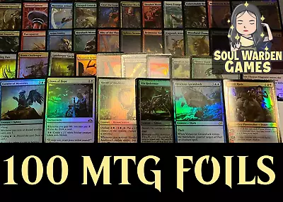 100 Foil Magic The Gathering Mtg Bulk Lot Instant Collection!! • $8.95