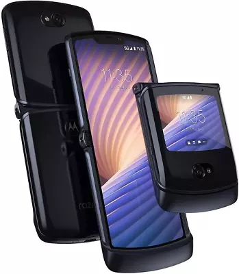 Motorola Razr 5G (2020) XT2071 - 256GB Unlocked Polished Graphite • $78