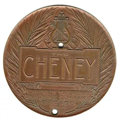(Pgasteelers1) Chicago IL Cheney Talking Machine Co. Medal Badge/Emblem 1914-25 • $25