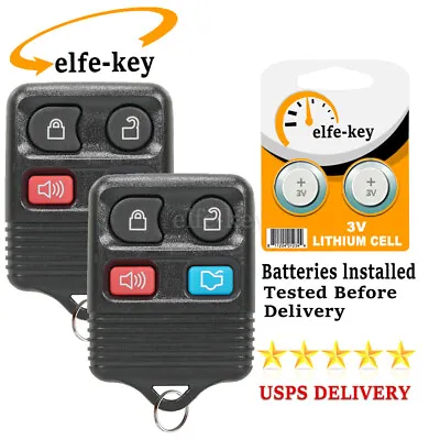 2 For 2005 2006 2007 2008 2009 Ford Mustang Focus 4Button Remote Control Key Fob • $8.49
