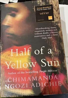 Half Of A Yellow Sun By Chimamanda Ngozi Adichie Paperback Novel Fiction Winner • £7