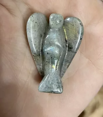 £12.99 • Buy Labradorite Angel 40mm Figure Gemstone Crystal Healing Chakra Reki Meditation