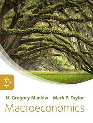 Macroeconomics Paperback N. Taylor Mark Mankiw • £4.73