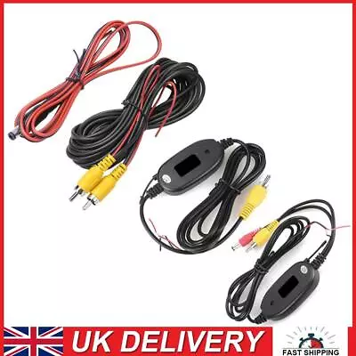 RCA Video Cable 2.4GHz Wireless Video Transmitter Receiver For Rear View Camera • £5.79
