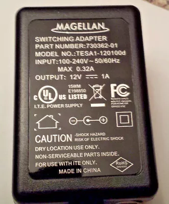 NEW GENUINE Magellan Roadmate Home AC Power Adapter 300/360/500/700/760 730362 • $9.99