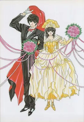 2004 CLAMP Mini-Poster 10.2  X 7  (26 X 18cm) Man Of Many Faces Anime Manga #136 • $21.99