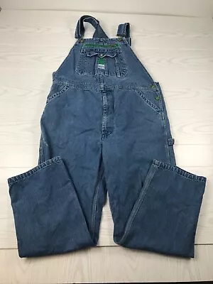 Liberty Overalls Mens 40x32 Blue Cotton Relaxed Comfort USA Farm Work Chore • $24