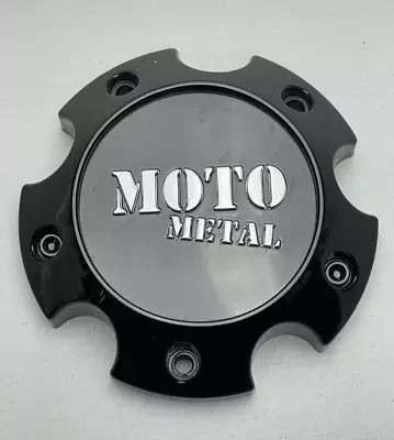 *USED Moto Metal Gloss Black Wheel Center Cap NO SCREWS T127L145-5-H42-S1 • $19.99