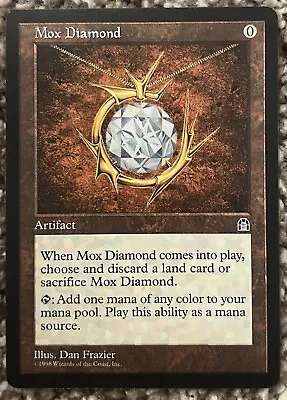 Magic The Gathering MTG Mox Diamond Stronghold Reserve List LP Light Play • $649.99