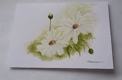  Hand Painted Greeting Card. Of Flowers • £2.50