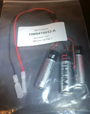 Brand New Yaskawa Motoman 142198-3 HW9470932-A Batteries • $54.99