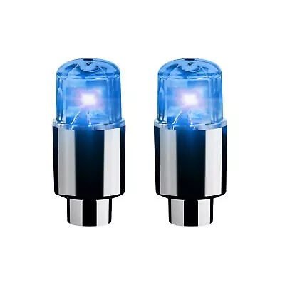 2 Pcs LED Wheel Lights Flash Light Tire Valve Cap Lamp Fr Car Truck Motorcycle • $8.50