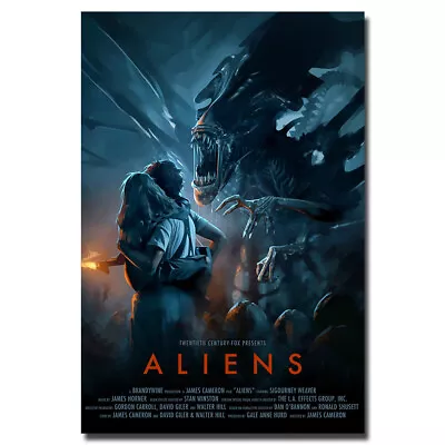 Aliens Classic Movie Poster Film Wall Art Picture Print Bedroom Decoration 24x36 • $5.26