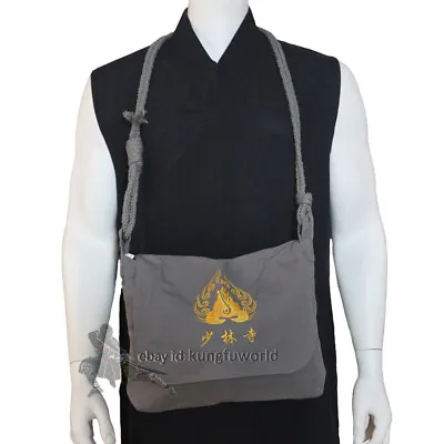 Shaolin Monk Buddhist Shoulder Bag Backpack For Kung Fu Suit Robes Books • $36