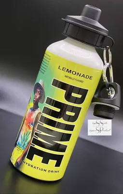 Prime Hydration Lemonade LTD EDITION 600ML Metal Water Bottle • £13.49