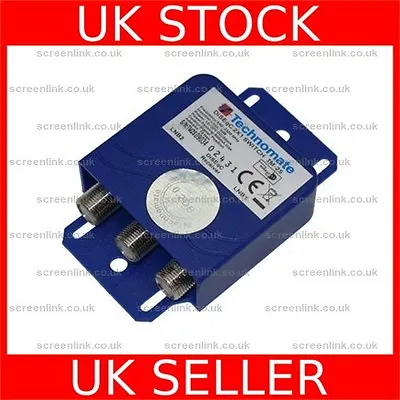 Technomate TM-2S 2 Way External Satellite LNB DiSEqC Selector Switch - 100544 • £9.14