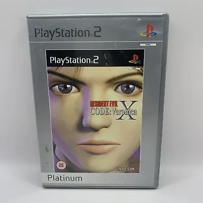 Resident Evil Code: Veronica X PS2 PAL 2003 Survival Horror Capcom VGC Free Post • $28.95