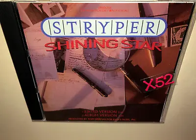 Stryper CD Hit Single Shining Star 2 Track Promo Michael Sweet Enigma • $49.99