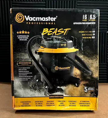 Vacmaster Professional Beast Series Wet/Dry VacHP VJH1612PF 0201 NEW! SEALED! • $89.99