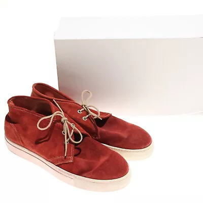 Certo NWD Rosso Casual Shoes / Sneakers Size 44 11 US In Solid Red Suede • $229.99