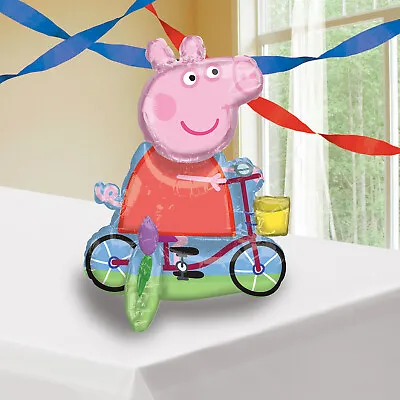 £6.89 • Buy Peppa Pig Foil Sitter Balloon - 26 Inch Party Decoration Airfill No Helium 