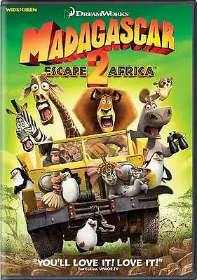 Madagascar: Escape 2 Africa (DVD 2009 Sensormatic Widescreen) Like New W/case • $5.95