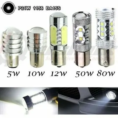 LED 1156 BA15S 382 P21W LED Reverse Brake Light Turn Signal Light Bulbs Canbus • $29.88