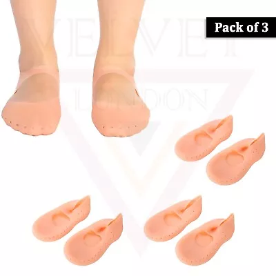 3 Pair Silicone Socks Foot Anti-cracking Protector Moisturizing Silicone Sock • £9.49