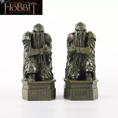 Hobbit The Lonely Mountain EREBOR Lord Of The Rings Dwarf Bookends 1 Pair New • $36.36