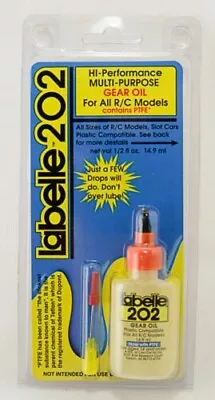 Labelle High Performance Multi-purpose Gear Oil Trains Rc Models W/ptfe #202~new • $9.49