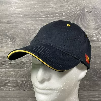 McDonald's Crew Employee Hat Snapback Hat Cap Adjustable Blue Logo 2020 MC796 • $9.99