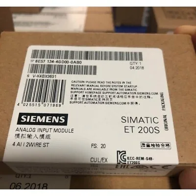 New Siemens 6ES7 134-4GD00-0AB0 6ES7134-4GD00-0AB0 DP Electronics Module ET 200S • $348.91