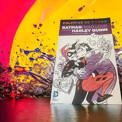 BATMAN: Mad Love Harley Quinn DC Comics Adult Coloring Book NEW Adventures • $8.99