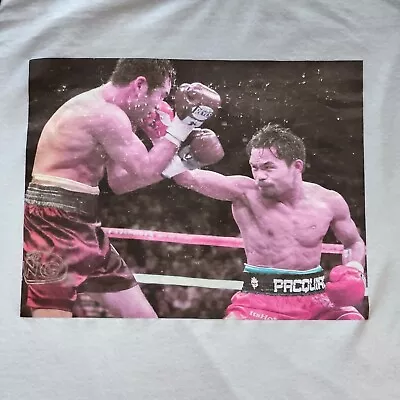 Manny Pacquiao Vs Oscar De La Hoya Men's Tank Top Muscle Shirt 2XL • $12.95