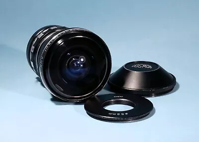 Cosmos Fisheye 180 AUX Prime Lens * C Mount + 52mm Adapter * Fully Working • £80.99