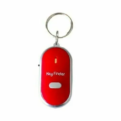 £4.99 • Buy Anti Lost LED Key Finder Locator Keychain Whistle Sound Control Keyring (Red)