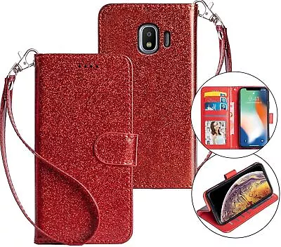 Galaxy J2 Pro 2018 Wallet Case Glitter • $7.95