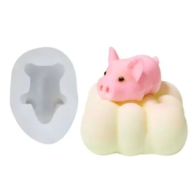 £5.70 • Buy Supplies Handmade 3D Art Wax Mold Pig Candle Mold Silicone Mould Soap Making